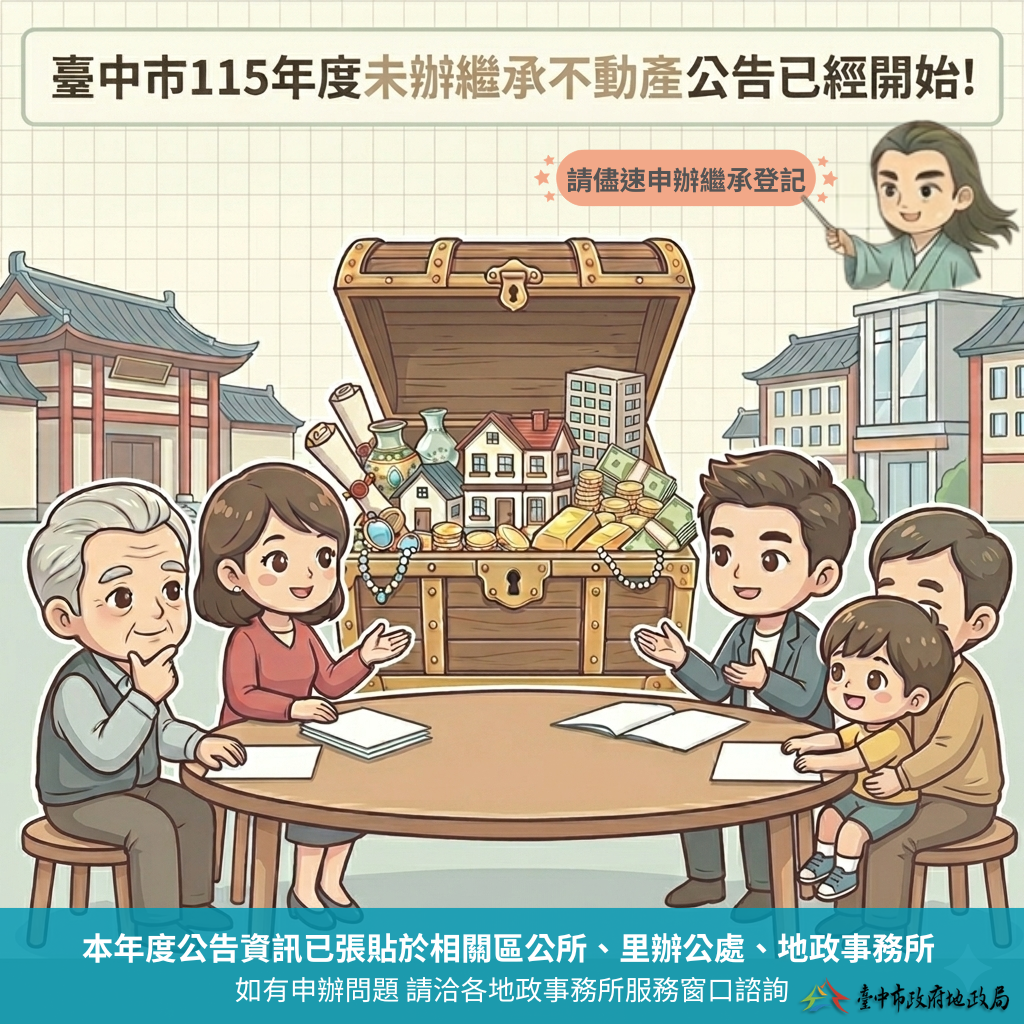 繼承者們在哪？中市未辦登記逾5千筆　價值百億沒人要