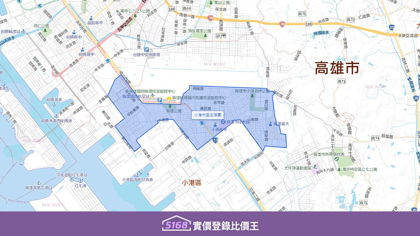 。圖／5168實價登錄比價王製作