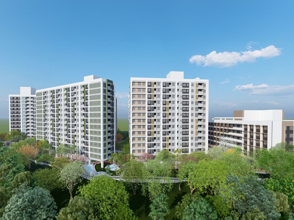 全國首座社宅結合長照大樓桃園動土，規劃建933戶。圖／國家住都中心提供