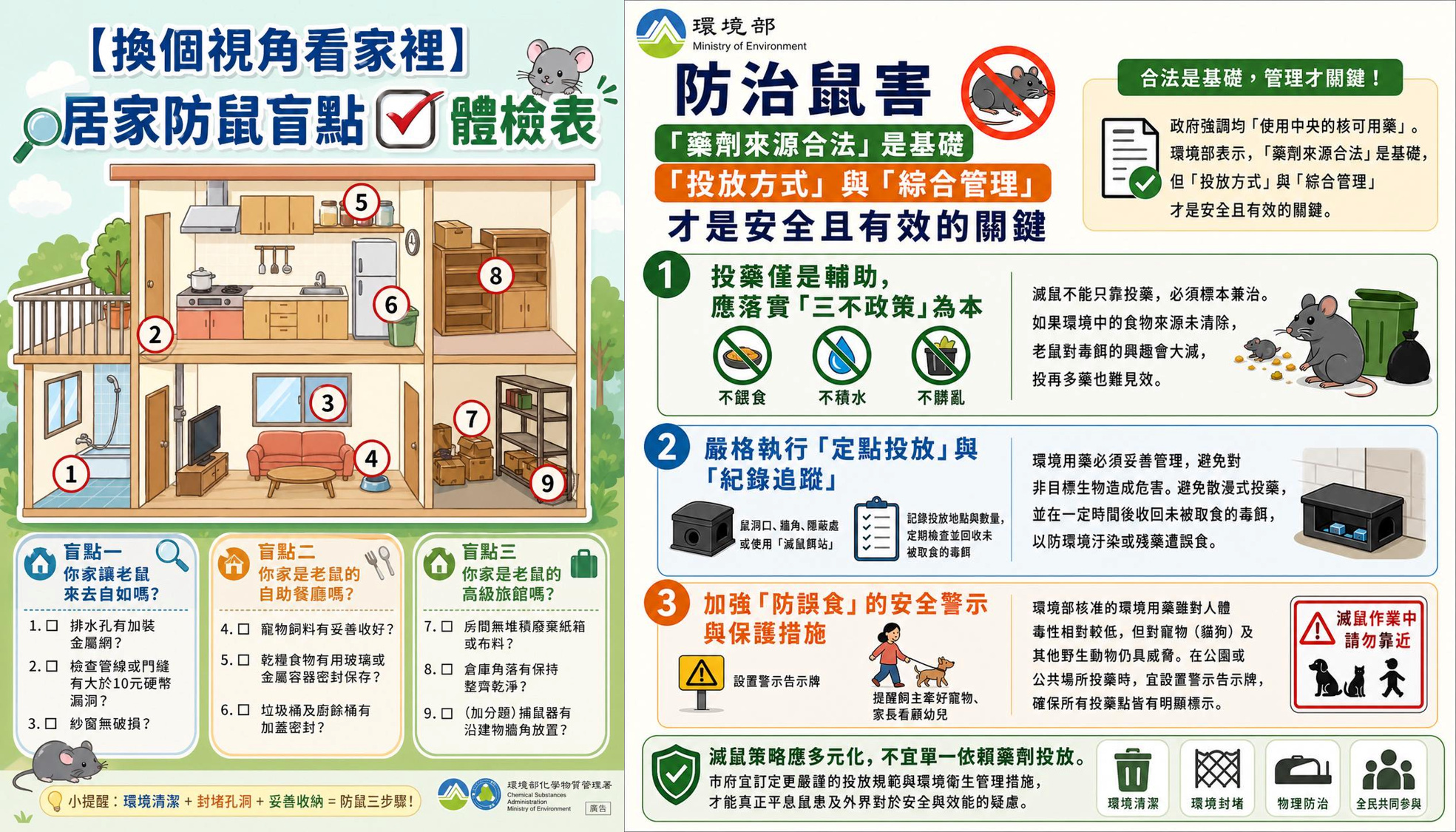 雙北鬧鼠患！　環境部揭居家3大防鼠破口