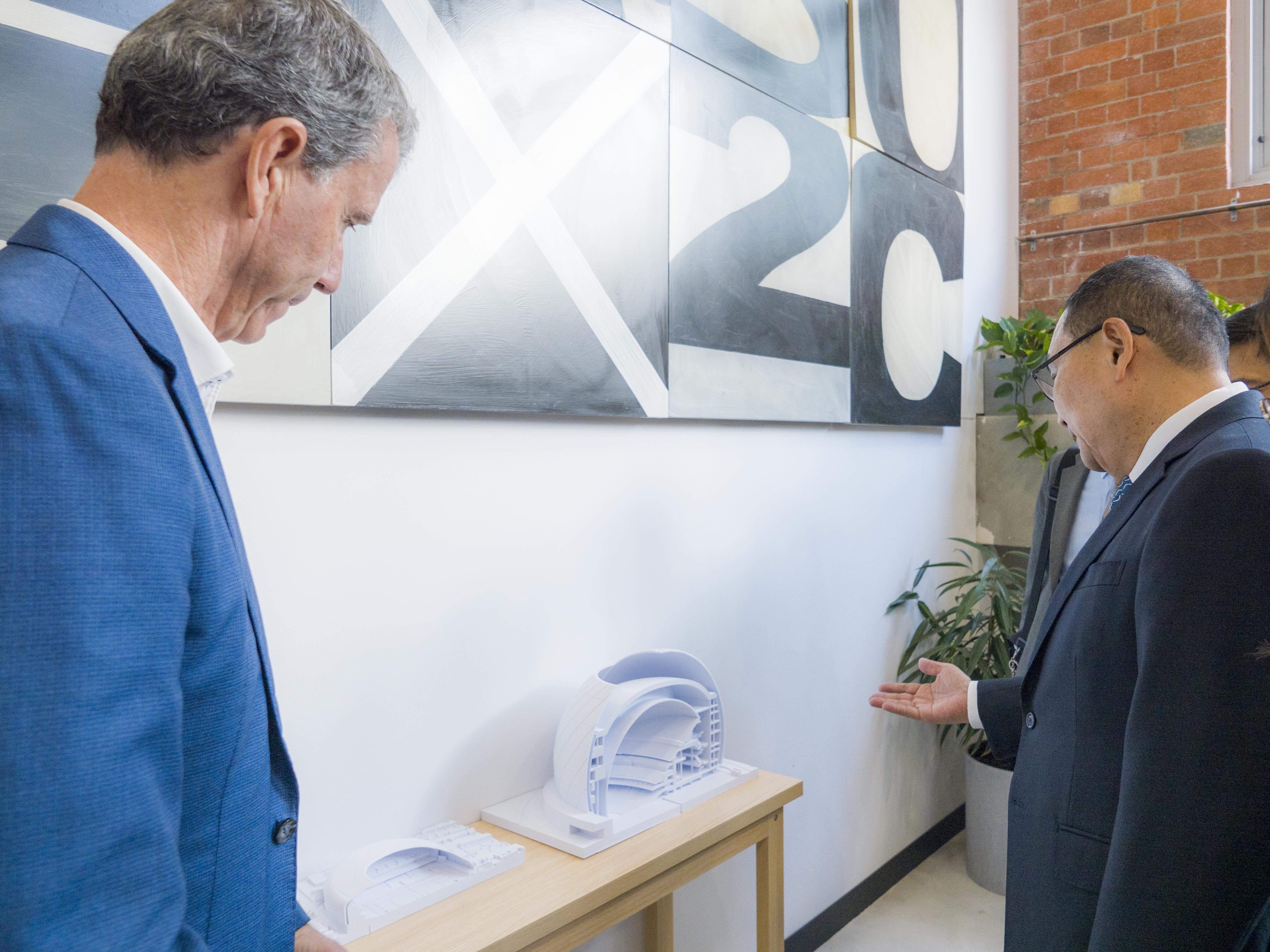 侯友宜表示，新北大巨蛋的選址今年中就會拍板。圖／新北市政府