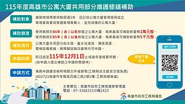 高雄老舊大樓修繕申請開跑　補助範圍、資格一次看