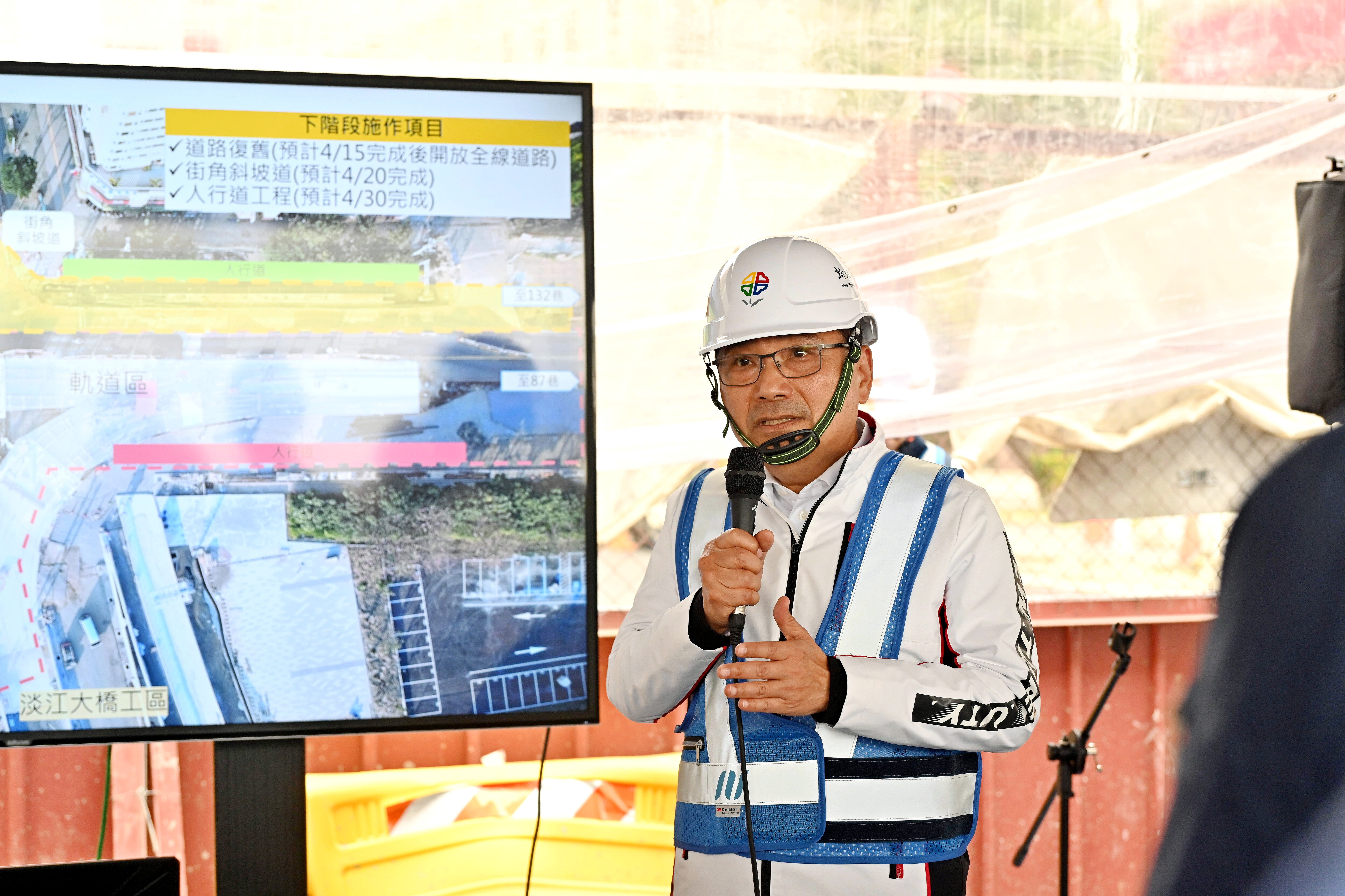 淡江大橋通車在即！侯友宜催淡海輕軌二期進度