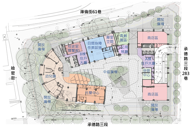 明倫社宅平面規劃圖