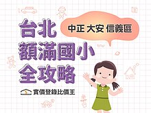 ［懶人包］中正大安信義額滿國小房價全攻略 