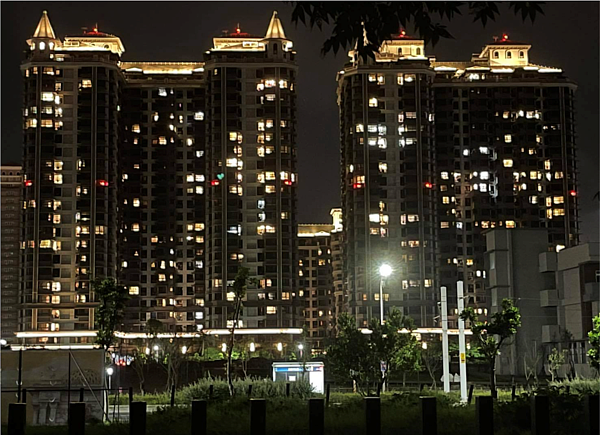 淡海新市鎮。圖/臉友Lilian30 Lee提供