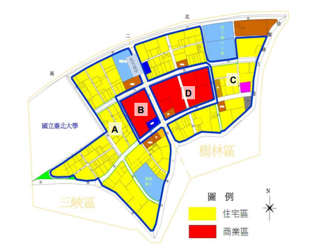 北大特區範圍包含三峽、樹林兩區。圖／翻攝自新北市政府