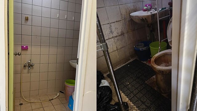 超噁！退租驚見「廁所黑垢滿牆」　房東崩潰：貼我500清潔費合理嗎...