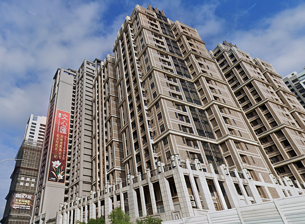 新竹東區慈雲路豐邑文心匯。圖/翻攝自GoogleMaps