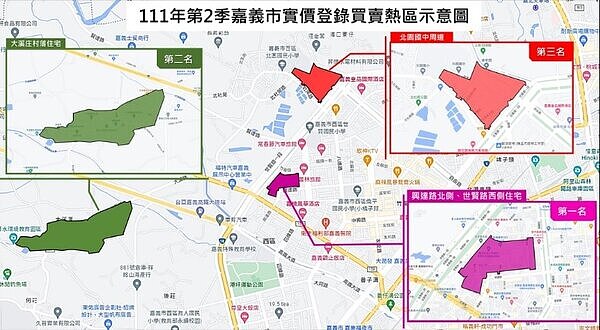 嘉義市前三購屋熱區公開！　「蛋白區」占其中兩名