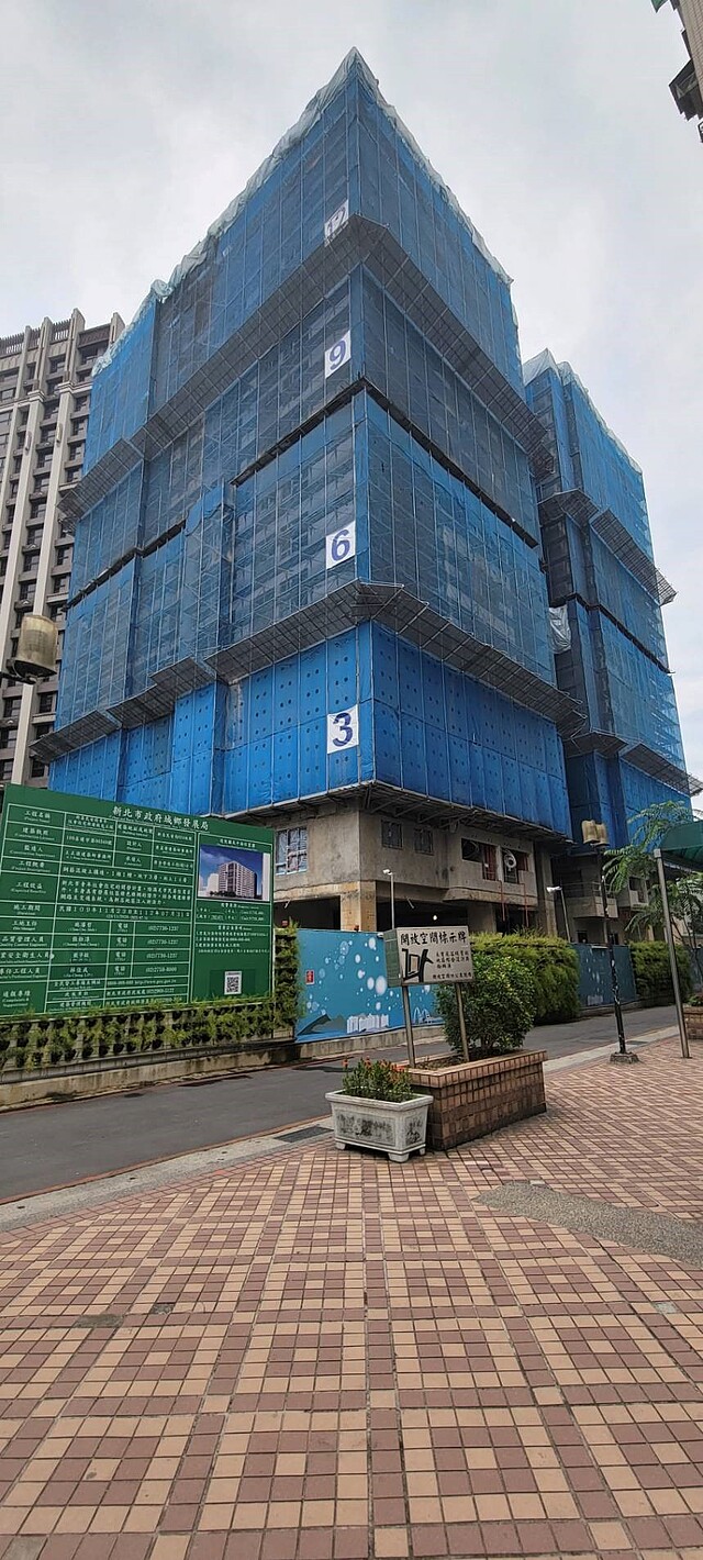 新店民安段社宅預計年底完工。圖/新北城鄉局提供