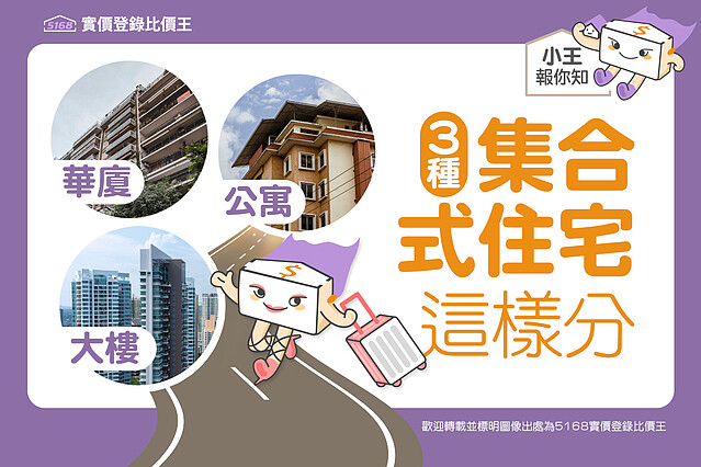 圖解／歡迎光臨 My Home　3種集合式住宅這樣分：公寓 華廈 大樓