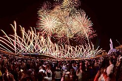 澎湖國際海上花火節試放　滿場民眾驚呼連連