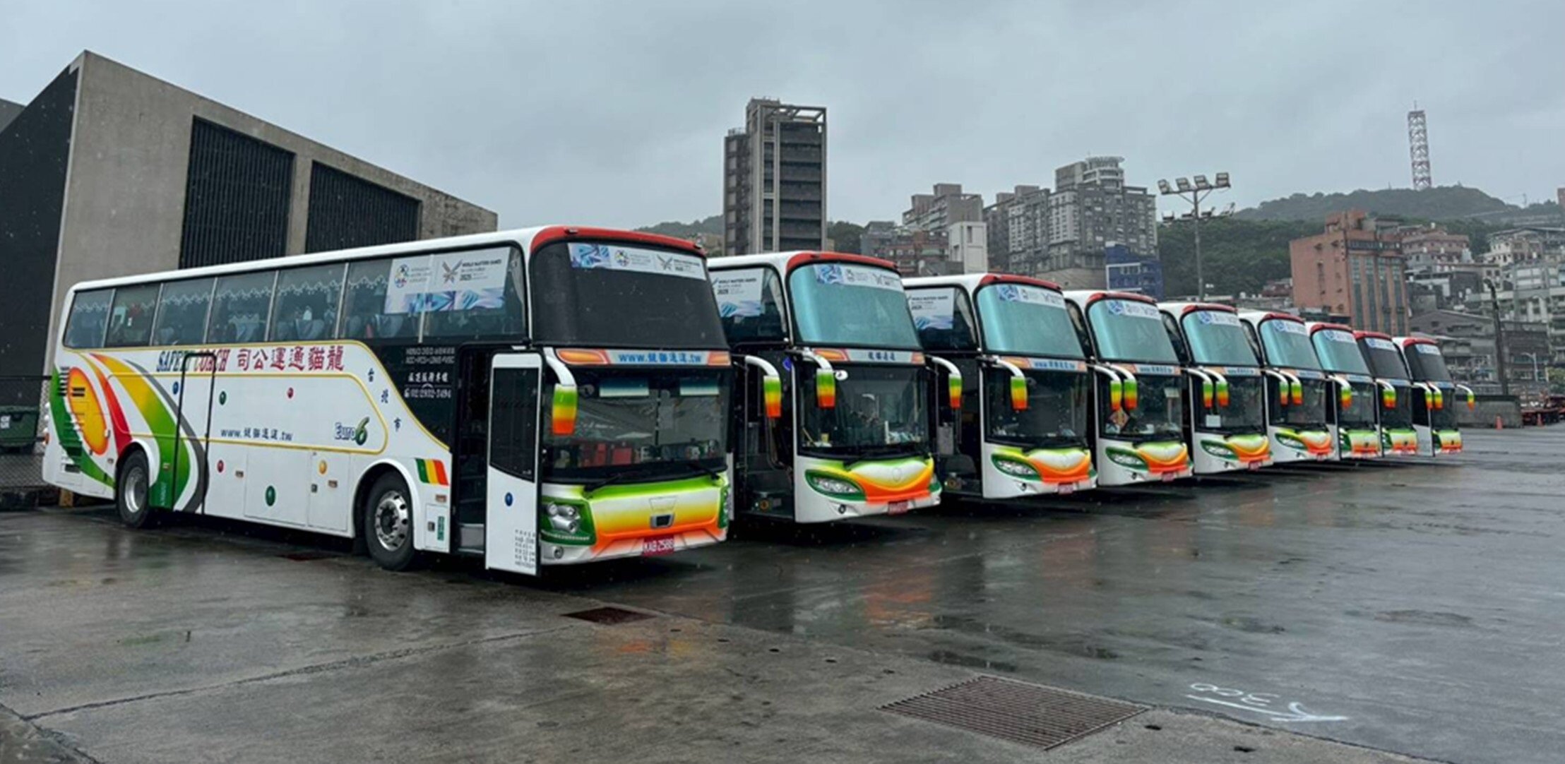 2025世壯運交通總動員新北推接駁、公車、YouBike一次到位。圖/新北市府提供