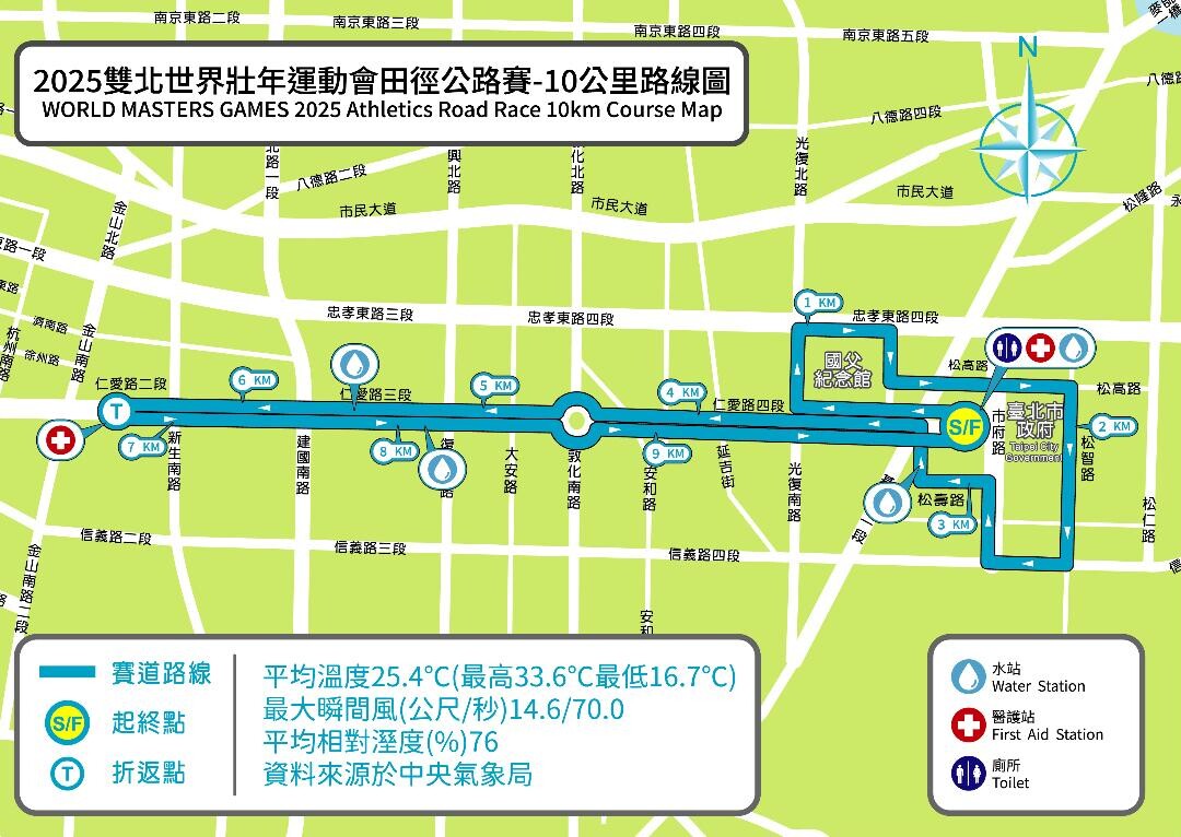 世壯運田徑公路賽25日登場　北市多處路段交管
