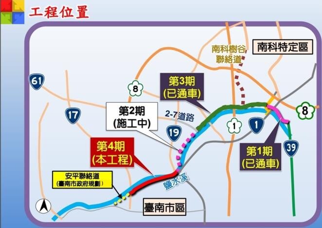 台南北外環第四期路線不變　115年6月取得用地