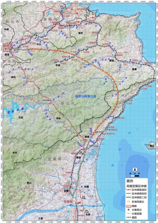 高鐵宜蘭站　擬打造唯一看海望島車站