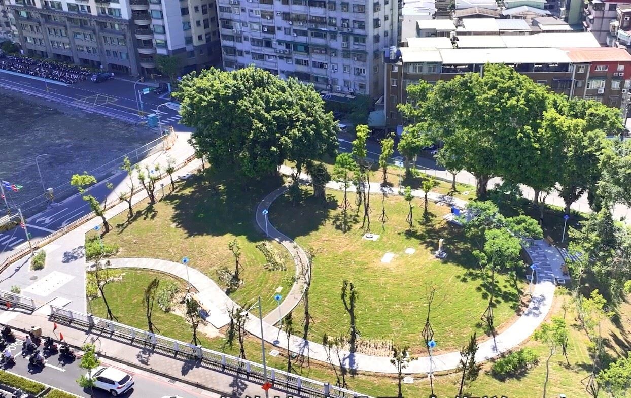 秀北開發區內增設公園。圖/新北市政府地政局