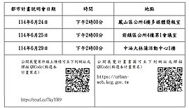 大林蒲遷村安置地說明會　6/26場次改6/29
