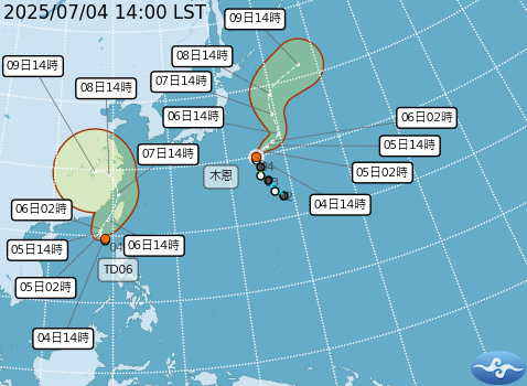 準丹娜絲颱風來勢洶洶！最新路徑、侵台時間曝光