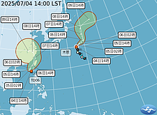 準丹娜絲颱風來勢洶洶！最新路徑、侵台時間曝光