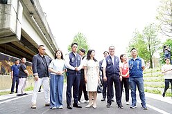 堤頂交流道北向新匝道開通　減少400公尺繞行距離