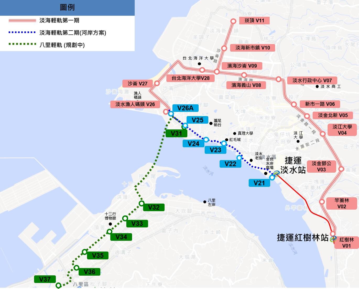 淡海、八里輕軌雙向接軌　最新進度搶先看