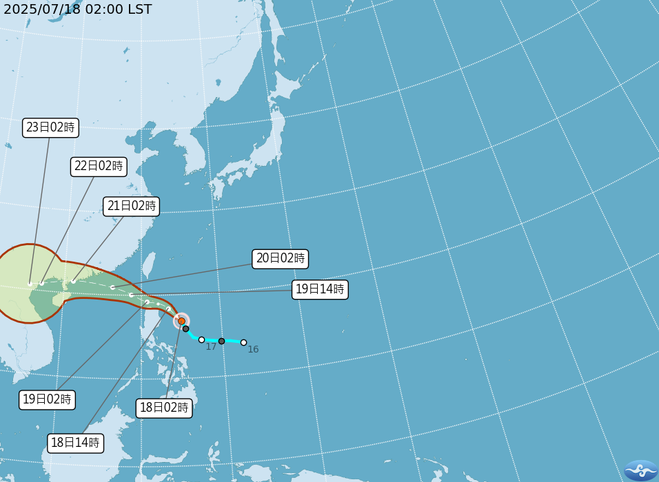 颱風薇帕凌晨生成　吳德榮：東半部防大量降雨
