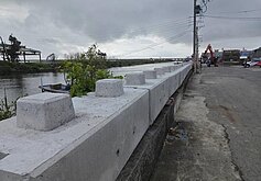 台南七股區西寮防洪牆加高完成　防暴潮湧浪侵襲