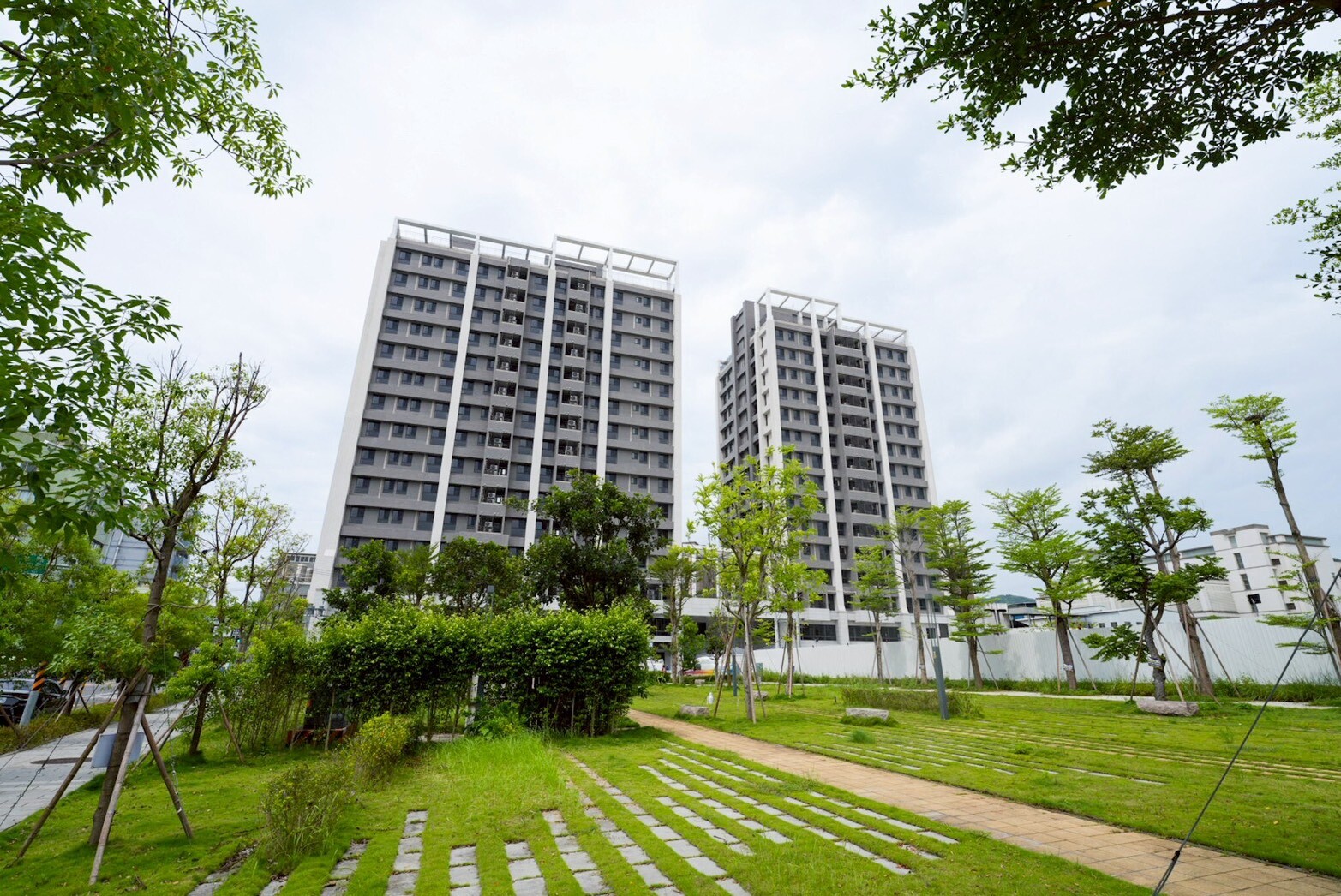 泰山中山段社會住宅即將完工。圖／新北市政府