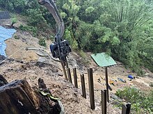 台南柳營民宅地基塌陷擴大已屬危屋　市府急固邊坡