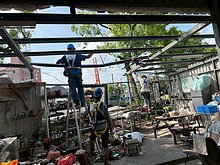 颱風丹娜絲吹掀屋頂　水利署：柳營區修繕媒合率100%