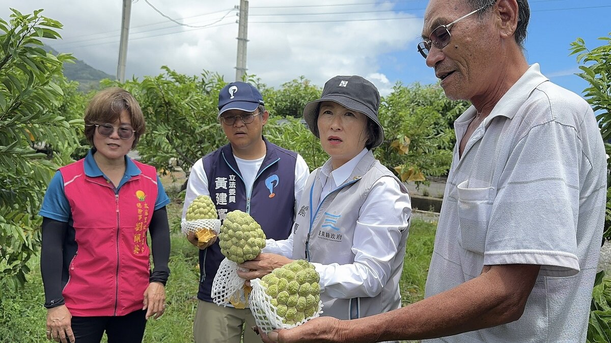 颱風楊柳農損3.5億元，台東縣逾3億元最多。圖／台東縣府提供
