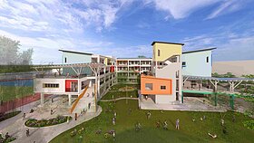 高市路竹高中蓋新教學大樓以屋就樹　115年10月動工