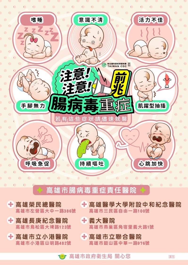 腸病毒10月恐高峰期　產前避免人多場所受感染