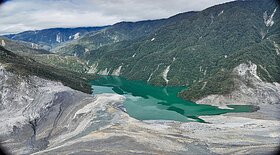 馬太鞍溪堰塞湖蓄水量降至潰決前6.4%　仍紅色警戒