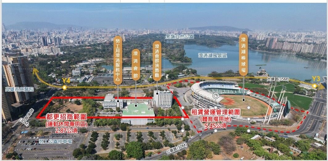 高市府公辦都更招商　打造12公頃運動休閒園區