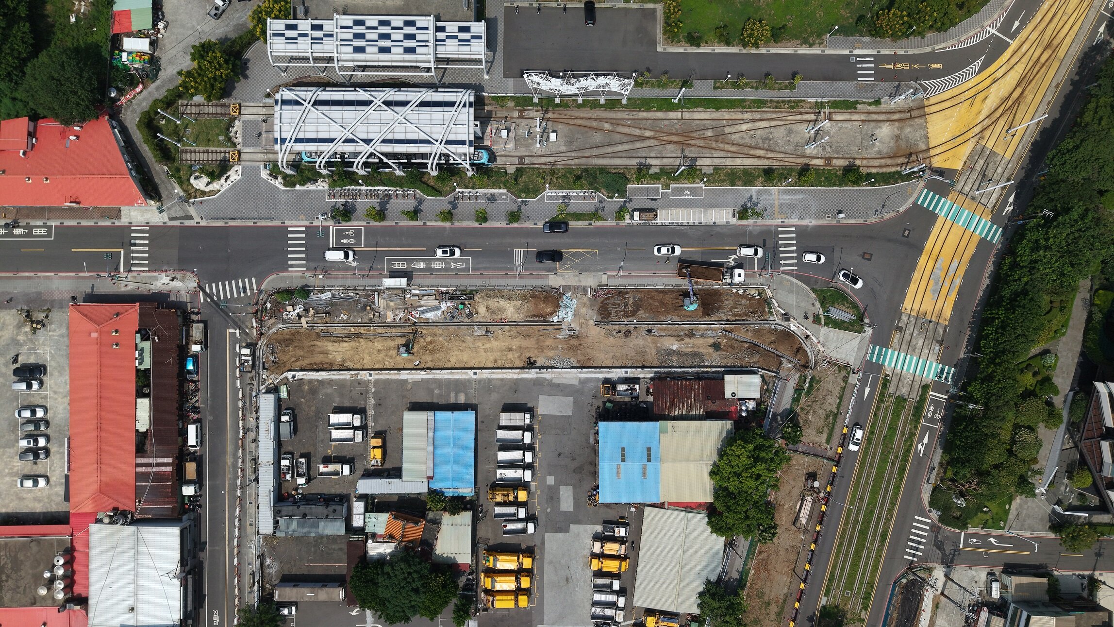 淡水中正路2段51巷拓寬工程。圖／新北市政府