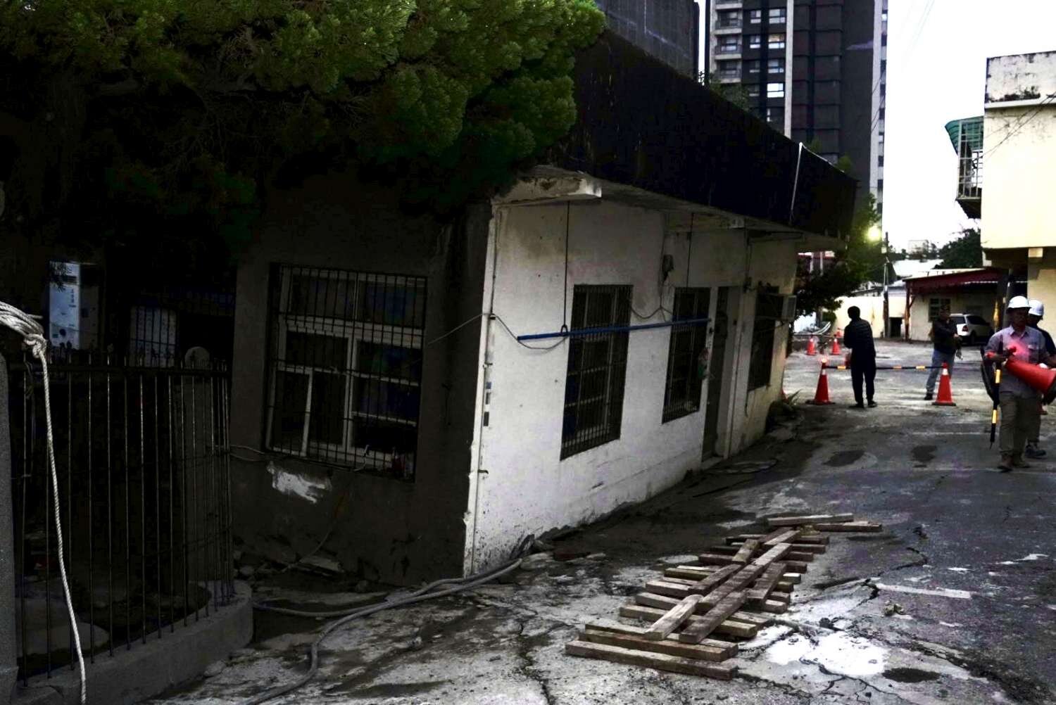 竹市東大路工地施工致地層下陷　影響19戶市府助安置