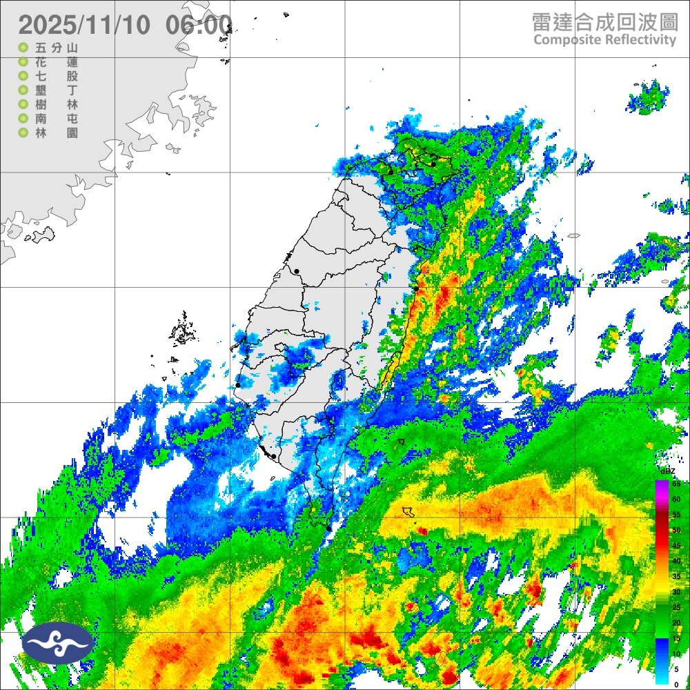 颱風外圍環流及東北季風　台灣北東留意豪大雨