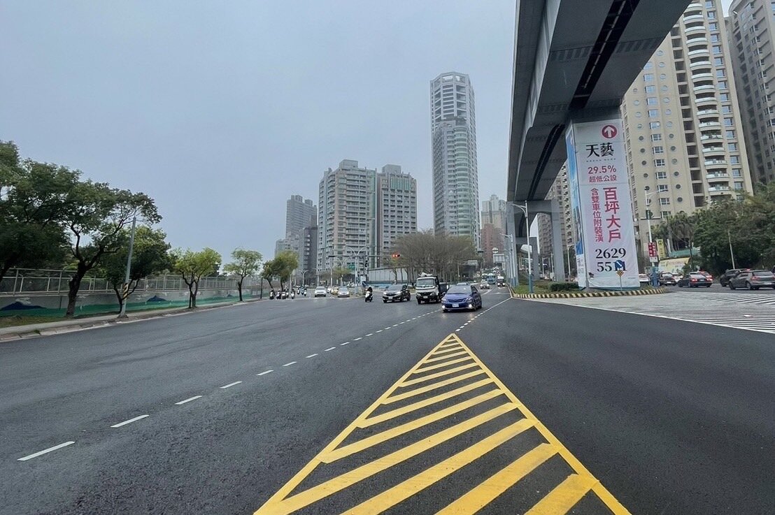 淡北道路施工挖破管線停水。示意圖／新北市府提供