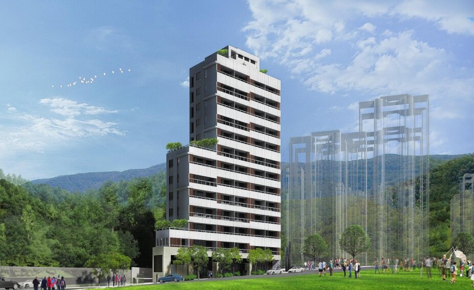 北市東新社宅開工近南港公園估2029年竣工。圖/北市都發局提供