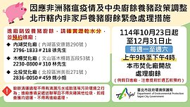 北市：焚化廠協助免費銷毀非家戶廚餘至12/31