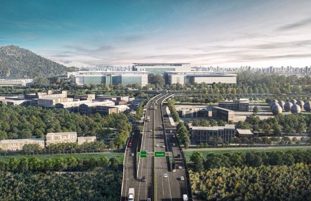 台灣2奈米製程發展的南科楠梓園區二階環評審查通過。示意圖／高雄市府提供