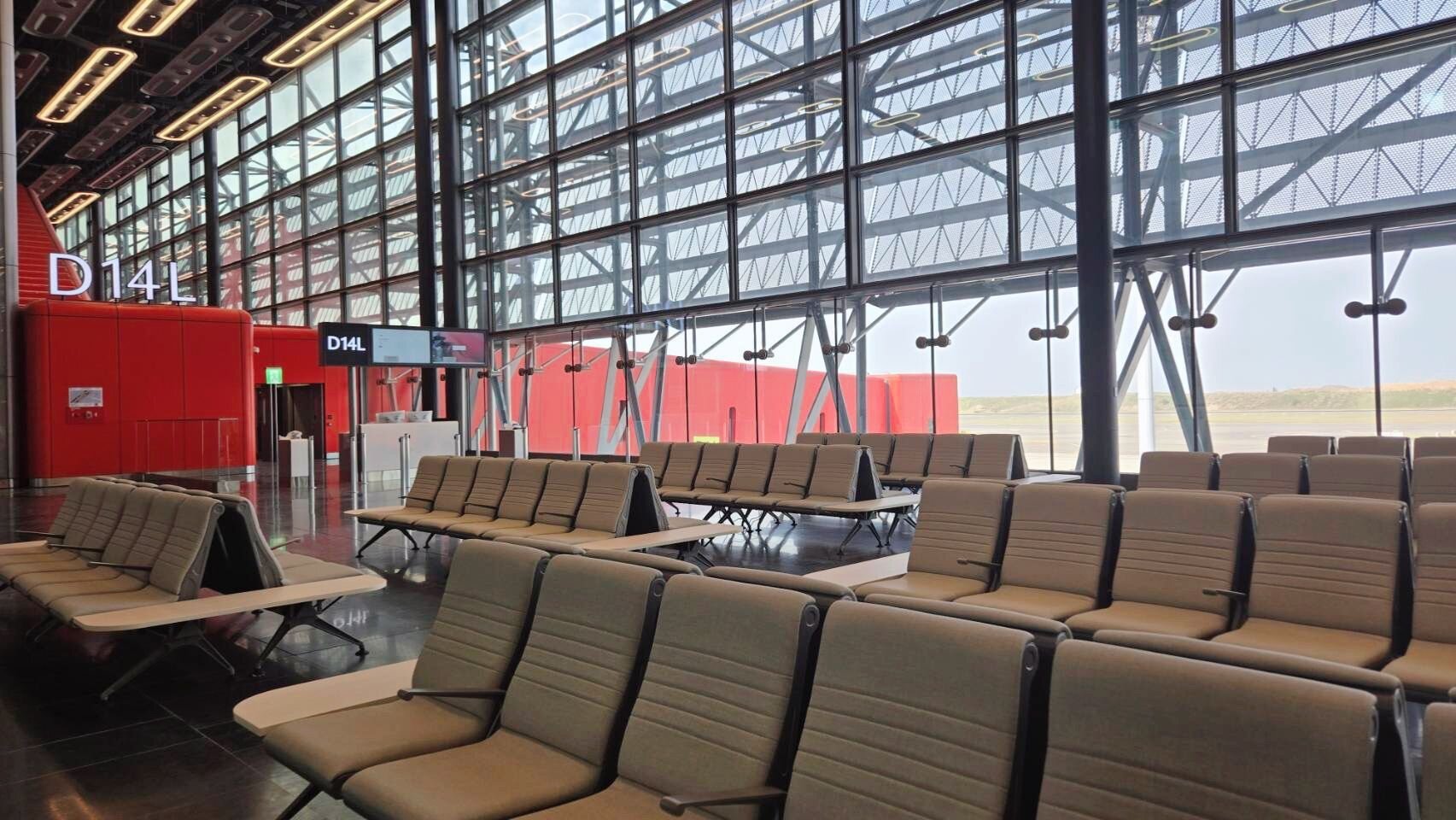 桃園機場第三航廈北登機廊。圖/取自桃園國際機場官網