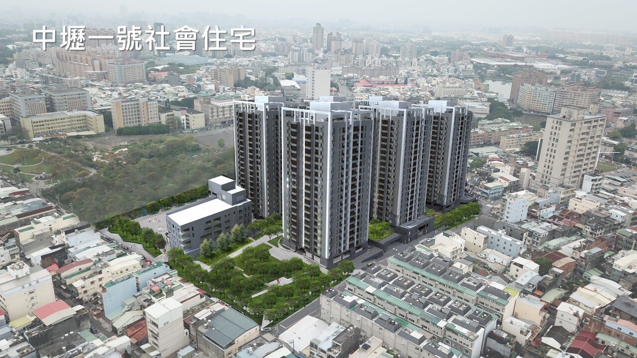 中壢一號社宅。圖／桃園市府提供