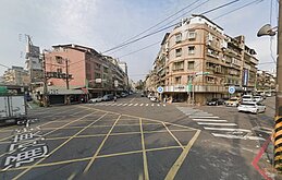 北市士林路口劃標線型圓環　如同心圓引網友討論