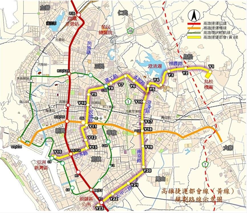 高捷黃線施工挨批毀綠帶　捷運局：皆有專家評估