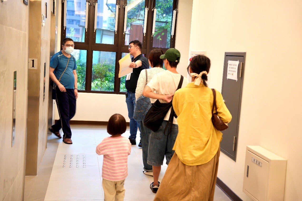 已有婚育家庭陸續住進中央社宅迎接新年。圖／內政部提供